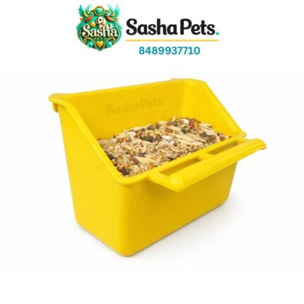 Birds feeding cup with perch (200ml)