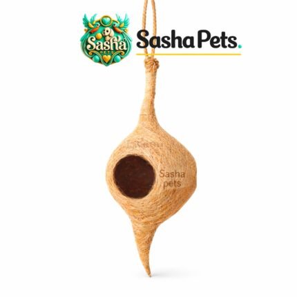 Long shape coir fibre finches nest natural hanging bird breeding nest