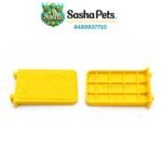 High quality bird rest stand platform perch with backside hooks for cage birds