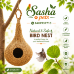 Natural Coir Fibre Finches Nest – Durable Hanging Nest for Small Birds