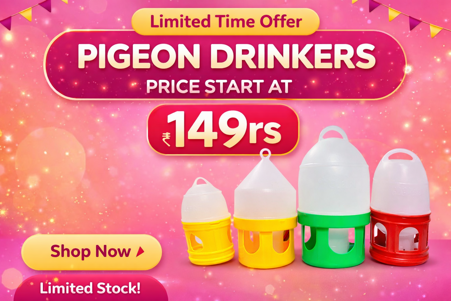 pigeon drinker banner