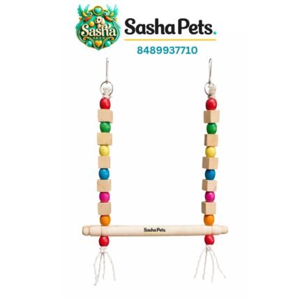Bird wooden playing swing large
