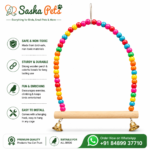 birds wooden swing big size