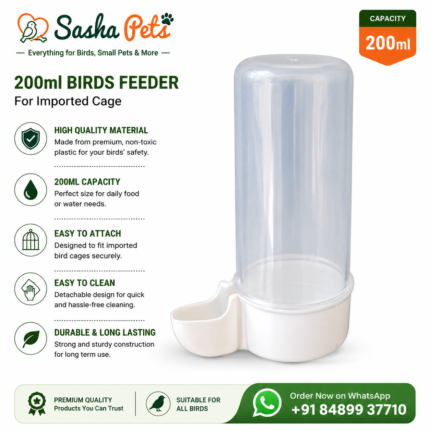 200ml import cage  feeder