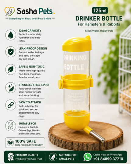 125ml hamster and rabbit drinker