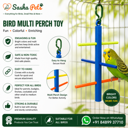 Multi perch birds playing toy small