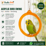 birds swing round  heavy acrylic type - Image 2
