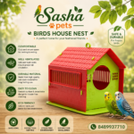 Birds house nest plastic