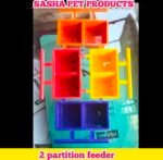 Two partition cup feeder  for birds - Image 2