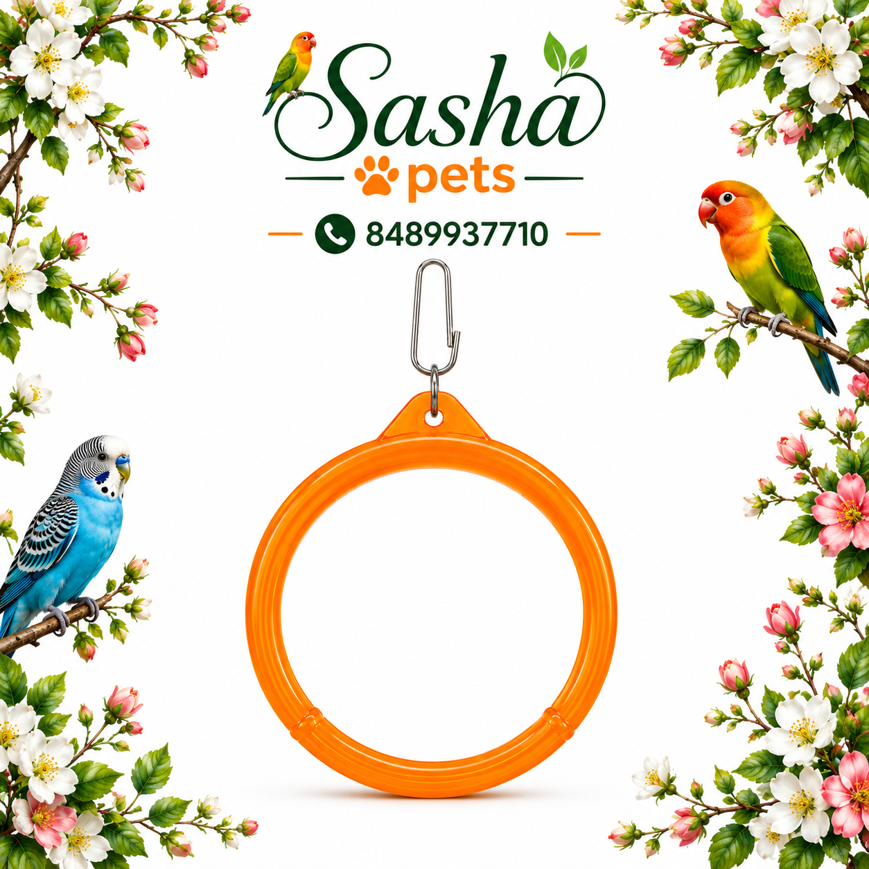 2026/07/1002377747.png birds swing round heavy acrylic type - Image 1